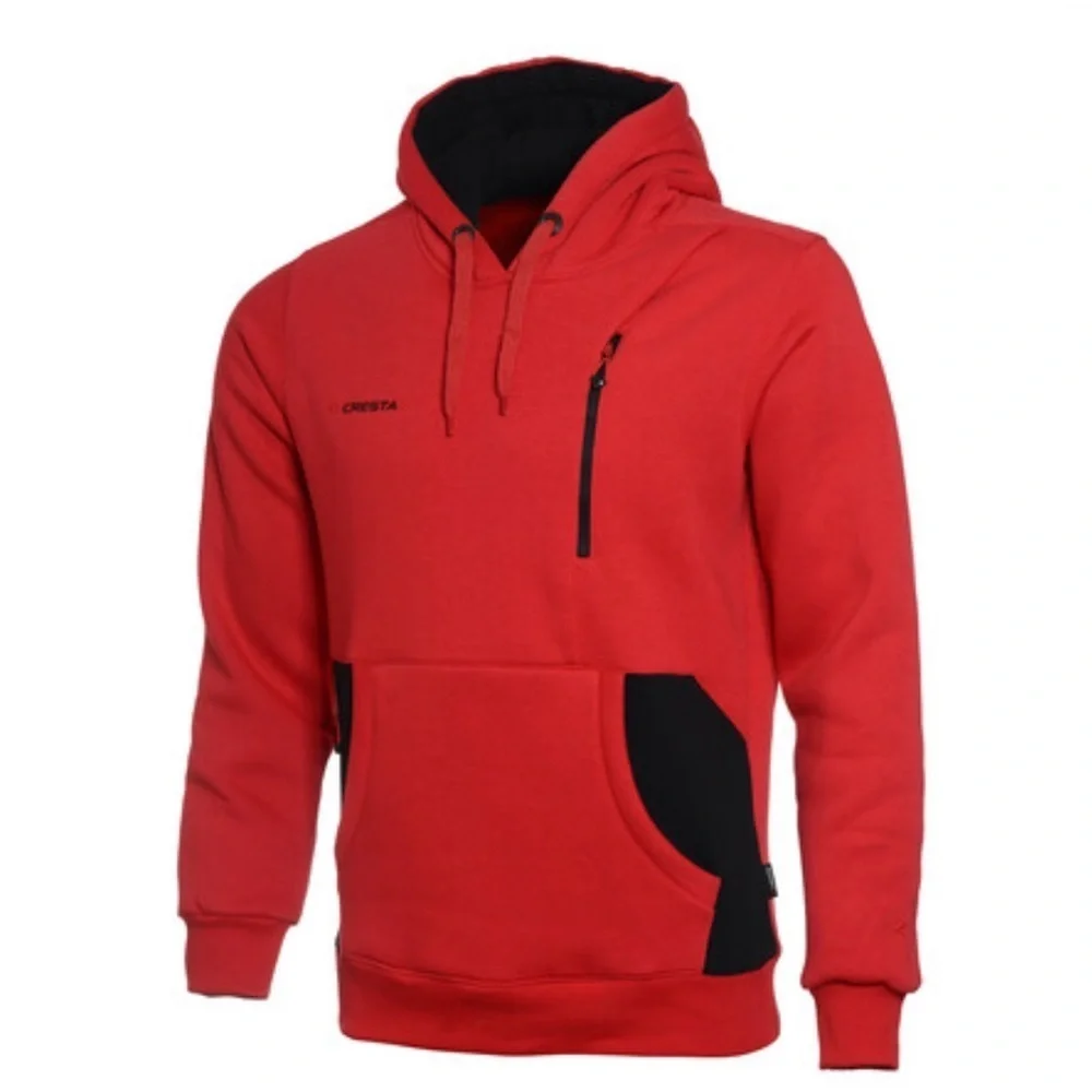 Cresta Bold Red and Black Men's Hoodie. NWT. Size XXL. MSRP $130